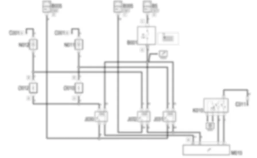 REFRIGERACION DEL MOTOR - ESQUEMA ELECTRICO Alfa Romeo GT 3.2 V6  