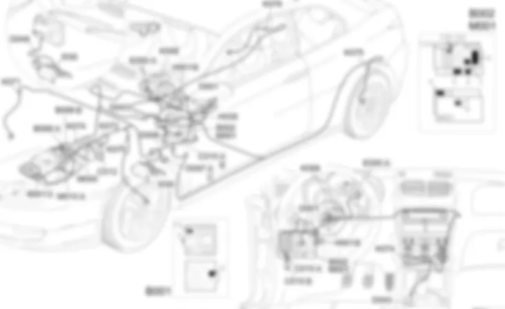 VDC - UBICACION DE LOS COMPONENTES Alfa Romeo GT 2.0 JTS  