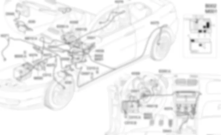 VDC - UBICACION DE LOS COMPONENTES Alfa Romeo GT 3.2 V6  