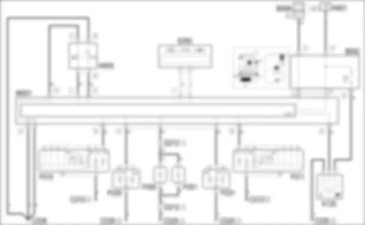 BUITEN-/KENTEKENVERLICHTING - ELEKTRISCH SCHEMA Fiat BRAVO 1.9 JTD 16v  