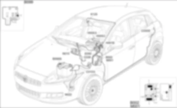 RUITENWISSERS/-SPROEIERS - OPSTELLING VAN COMPONENTEN Fiat BRAVO 1.4 16v TJet  