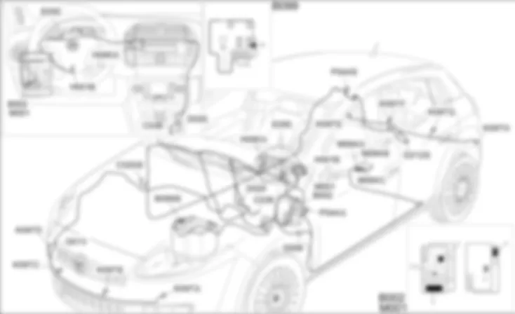 PARKING SENSOR - COMPONENT LOCATION Fiat BRAVO 1.4 16v TJet  