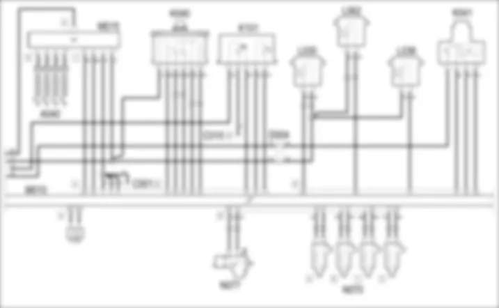 DIESEL ENGINE ELECTRONIC MANAGEMENT - WIRING DIAGRAM Fiat BRAVO 1.9 JTD 8v  