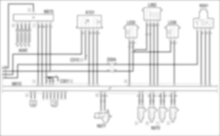 DIESEL ENGINE ELECTRONIC MANAGEMENT - WIRING DIAGRAM Fiat BRAVO 1.9 JTD 8v  