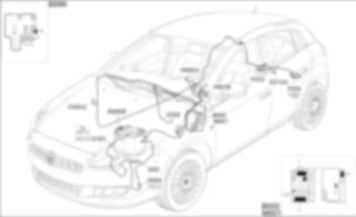 ACHTERUITRIJLICHTEN - OPSTELLING VAN COMPONENTEN Fiat BRAVO 1.4 16v  