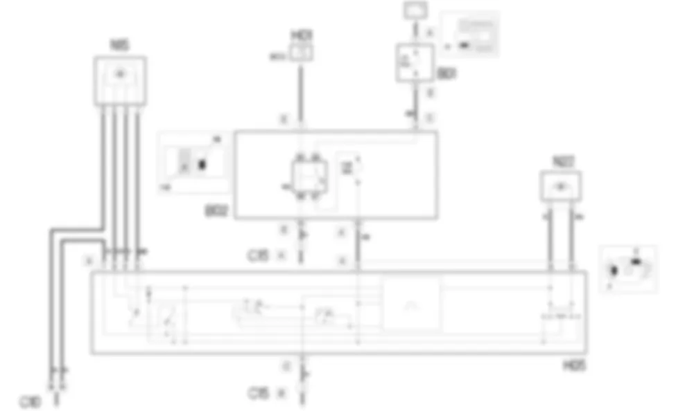 SCHEIBENWISCHER/WASCHER - SCHALTPLAN Fiat DOBLO 1.9 JTD 8V  da 12/03