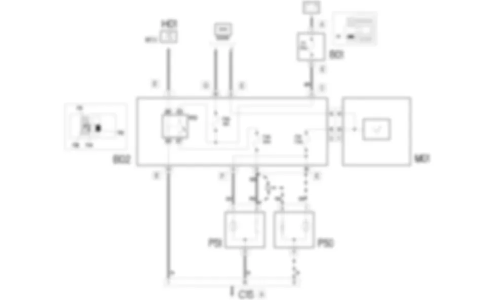 ZIGARETTENANZUNDER               / STROMABGRIFF - SCHALTPLAN Fiat DOBLO 1.9 JTD 8V  da 12/03