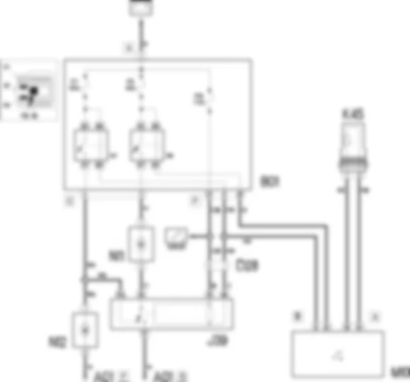 Fiat DOBLO 1.9 JTD 8V Da 10/2000 ENGINE COOLING WIRING DIAGRAM