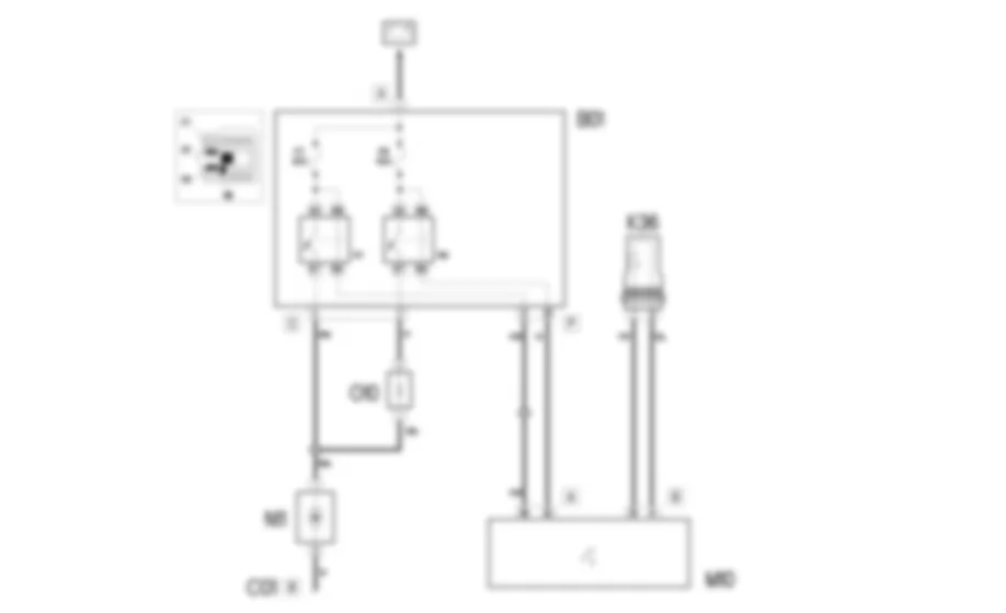RAFFREDDAMENTO MOTORE - SCHEMA ELETTRICO Fiat DOBLO 1.9 JTD 8V  da 12/03
