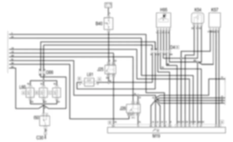 METHANE ENGINE ELECTRONIC MANAGEMENT - WIRING DIAGRAM Fiat DOBLO 1.6 16v  da 12/03