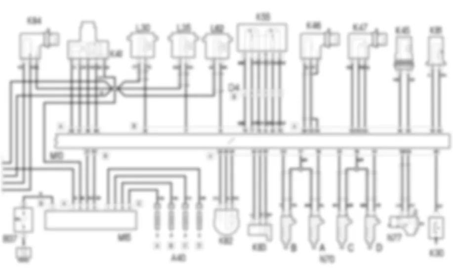 GESTIONE ELETTRONICA MOTORI DIESEL - SCHEMA ELETTRICO Fiat DOBLO 1.9 JTD 8V  da 12/03