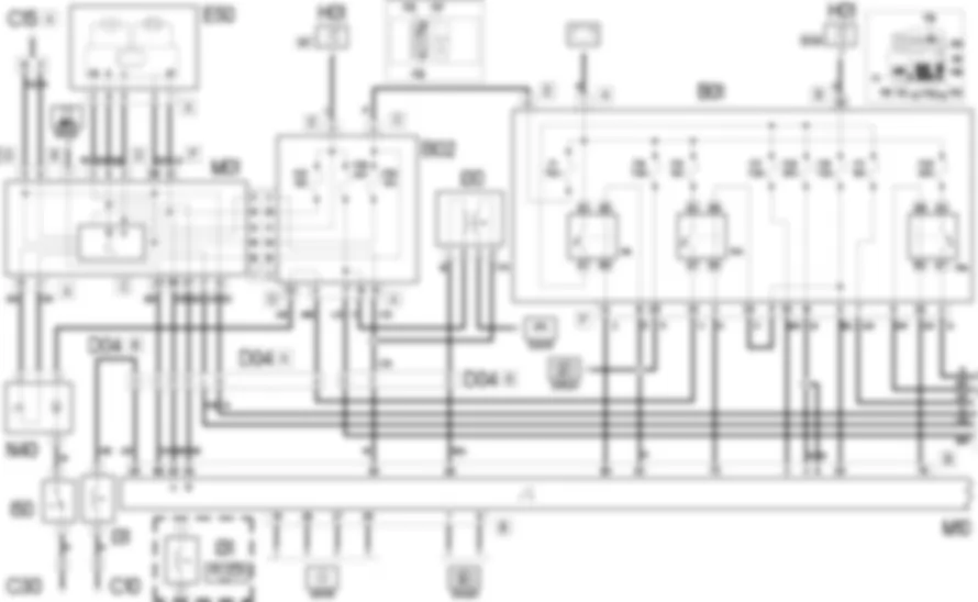 GESTIONE ELETTRONICA MOTORI DIESEL - SCHEMA ELETTRICO Fiat DOBLO 1.3 JTD 16V  da 12/03