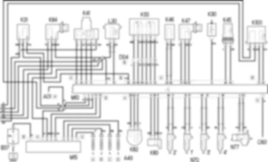 GESTIONE ELETTRONICA MOTORI DIESEL - SCHEMA ELETTRICO Fiat DOBLO 1.3 JTD 16V  da 12/03
