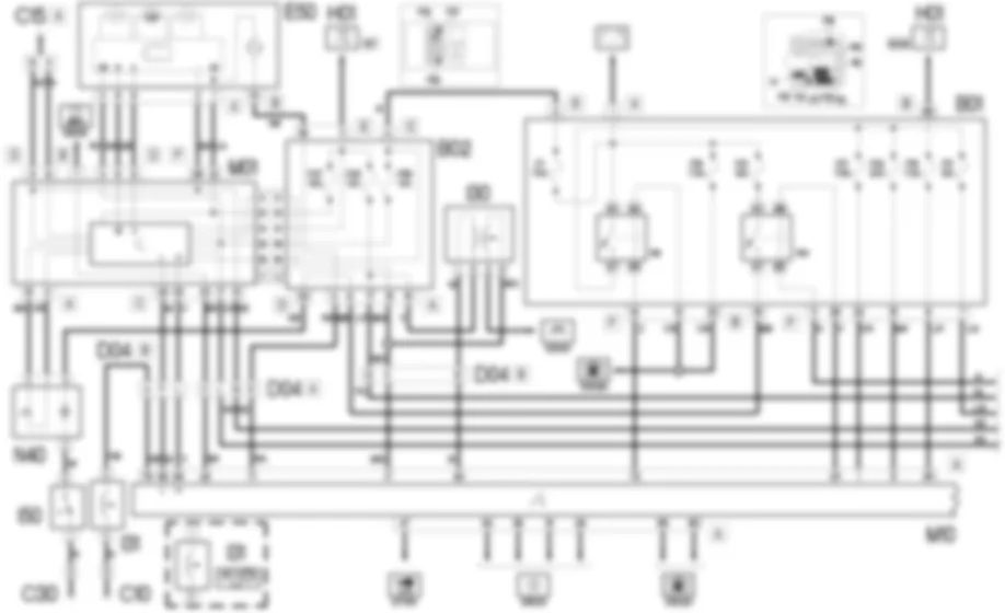 GESTIONE ELETTRONICA MOTORI DIESEL - SCHEMA ELETTRICO Fiat DOBLO 1.9 JTD 8V  da 12/03