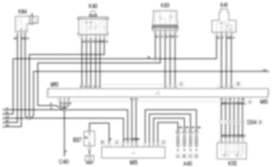 GESTIONE ELETTRONICA MOTORI DIESEL - SCHEMA ELETTRICO Fiat DOBLO 1.9 JTD 8V  da 12/03