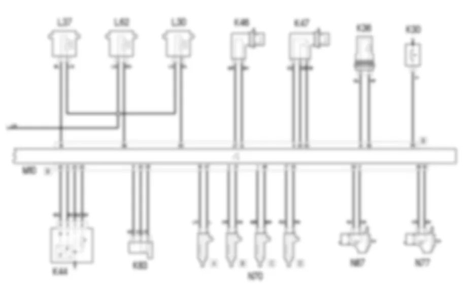 GESTIONE ELETTRONICA MOTORI DIESEL - SCHEMA ELETTRICO Fiat DOBLO 1.9 JTD 8V  da 12/03