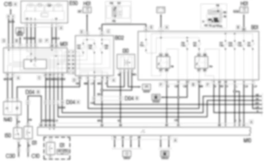 GESTIONE ELETTRONICA MOTORI DIESEL - SCHEMA ELETTRICO Fiat DOBLO 1.3 JTD 16V  da 12/03