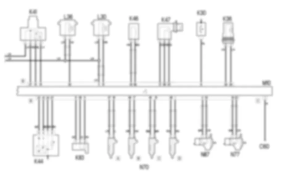 GESTIONE ELETTRONICA MOTORI DIESEL - SCHEMA ELETTRICO Fiat DOBLO 1.3 JTD 16V  da 12/03