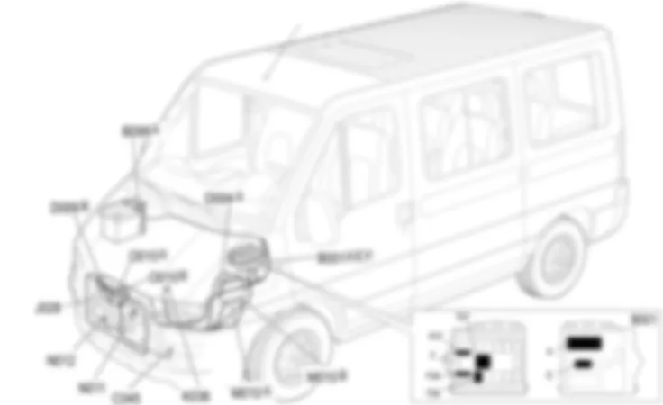 MOTORKOELSYSTEEM OPSTELLING VAN COMPONENTEN Fiat DUCATO 2.8 JTD 8V  da 03/05