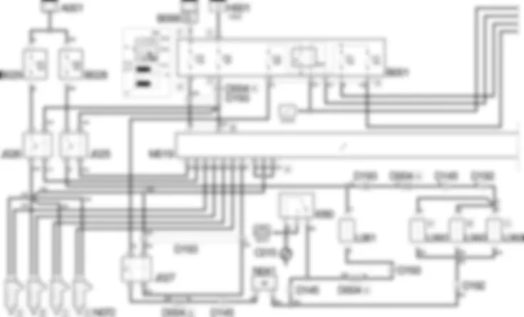 METHANE FUEL SYSTEM ELECTRONIC MANAGEMENT WIRING DIAGRAM Fiat DUCATO 2.0 16V  da 03/05