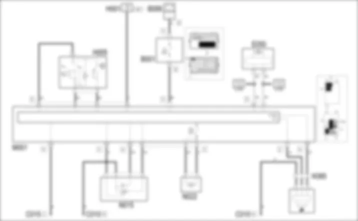 TERGI/ LAVA CRISTALLO - SCHEMA ELETTRICO Fiat GRANDE PUNTO 1.3 Multijet  