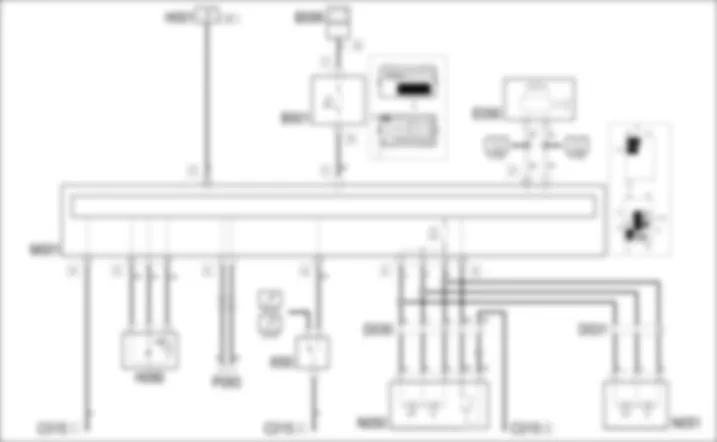 CENTRAL LOCKING - WIRING DIAGRAM Fiat GRANDE PUNTO 1.2 8v  