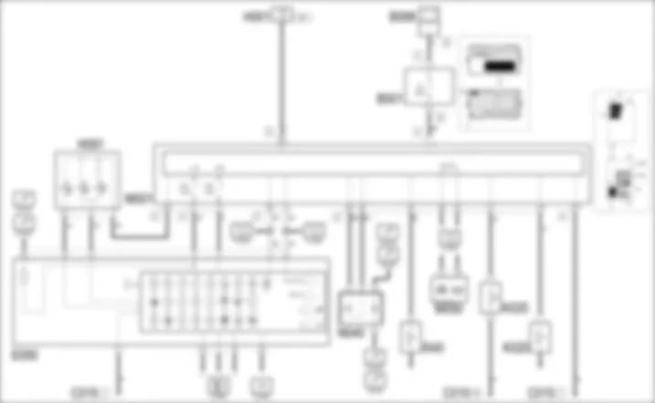 INSTRUMENT PANEL - WIRING DIAGRAM Fiat GRANDE PUNTO 1.2 8v  