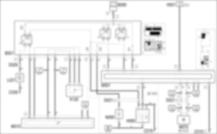 COMPRESSOR ENGAGEMENT - WIRING DIAGRAM Fiat GRANDE PUNTO 1.2 8v  