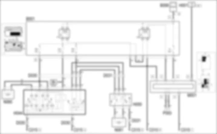 FRONT ELECTRIC WINDOWS - WIRING DIAGRAM Fiat GRANDE PUNTO 1.2 8v  