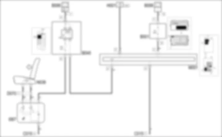 ELECTRICALLY ADJUSTABLE SEATS - WIRING DIAGRAM Fiat GRANDE PUNTO 1.2 8v  