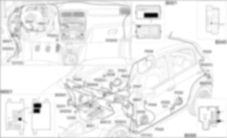 AUTORADIO - LOCALIZZAZIONE COMPONENTI Fiat GRANDE PUNTO 1.3 Multijet  