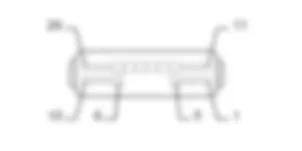 C30 - Massa-aansluiting linksachter ( ACHTER ) Fiat IDEA 1.3 JTD 16v  
