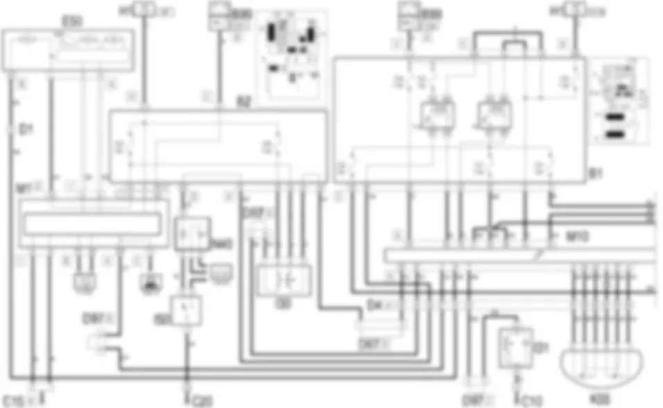 PETROL ENGINE ELECTRONIC               MANAGEMENT - WIRING DIAGRAM Fiat STILO 1.2 16v  Fino a 06/02