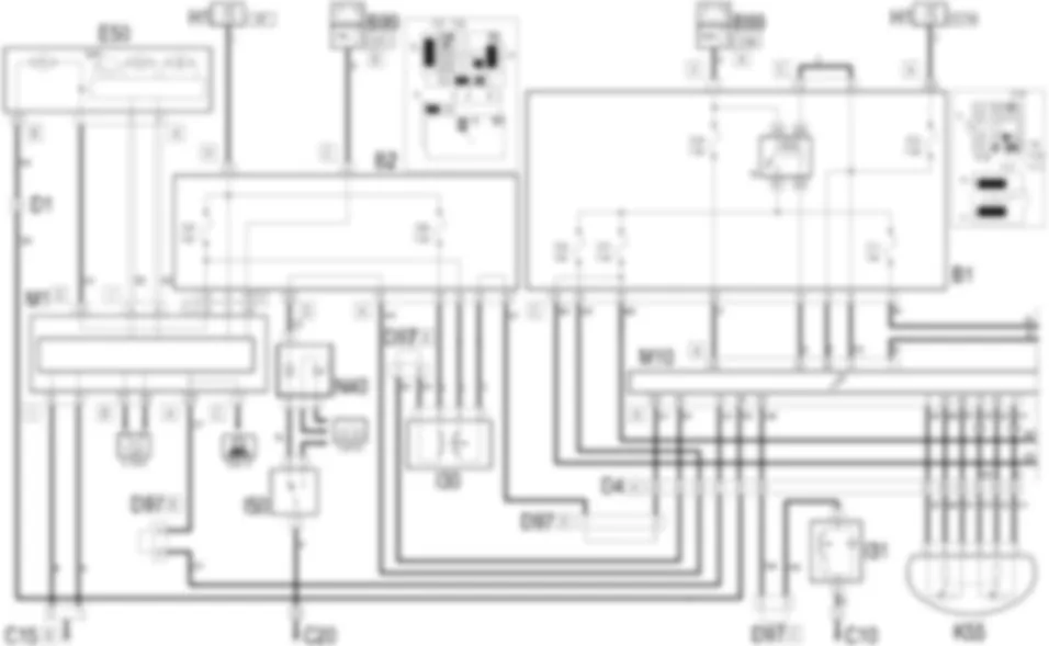 PETROL ENGINE ELECTRONIC               MANAGEMENT - WIRING DIAGRAM Fiat STILO 1.6 16v  Fino a 06/02