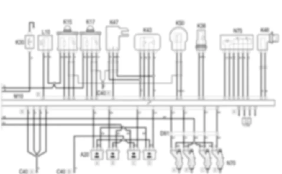 PETROL ENGINE ELECTRONIC               MANAGEMENT - WIRING DIAGRAM Fiat STILO 1.6 16v  Fino a 06/02