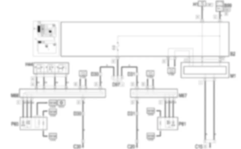 REGLAGE DES RETROVISEURS               EXTERIEURS - Schema electrique Fiat STILO 1.2 16v  da 01/04