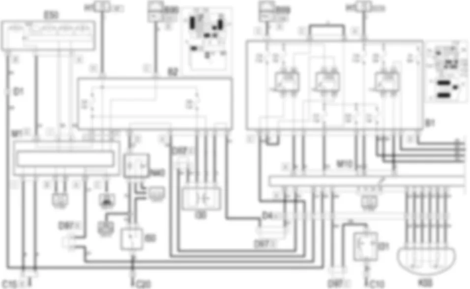 MOTORMANAGEMENT DIESELMOTOREN - Elektrisch schema Fiat STILO 1.9 JTD 8v  da 07/03 a 12/03