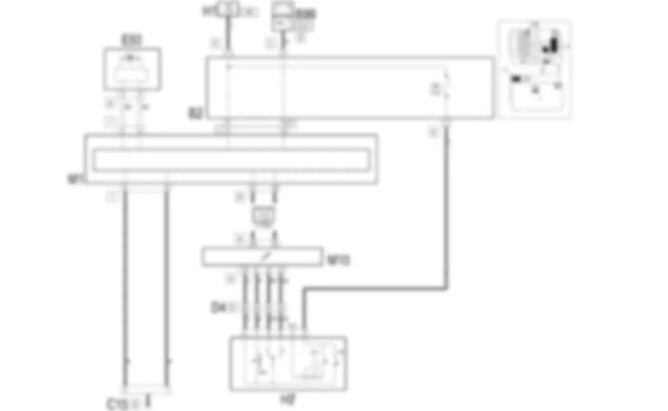CRUISE CONTROL - Wiring diagram Fiat STILO 1.6 16v  Fino a 06/02