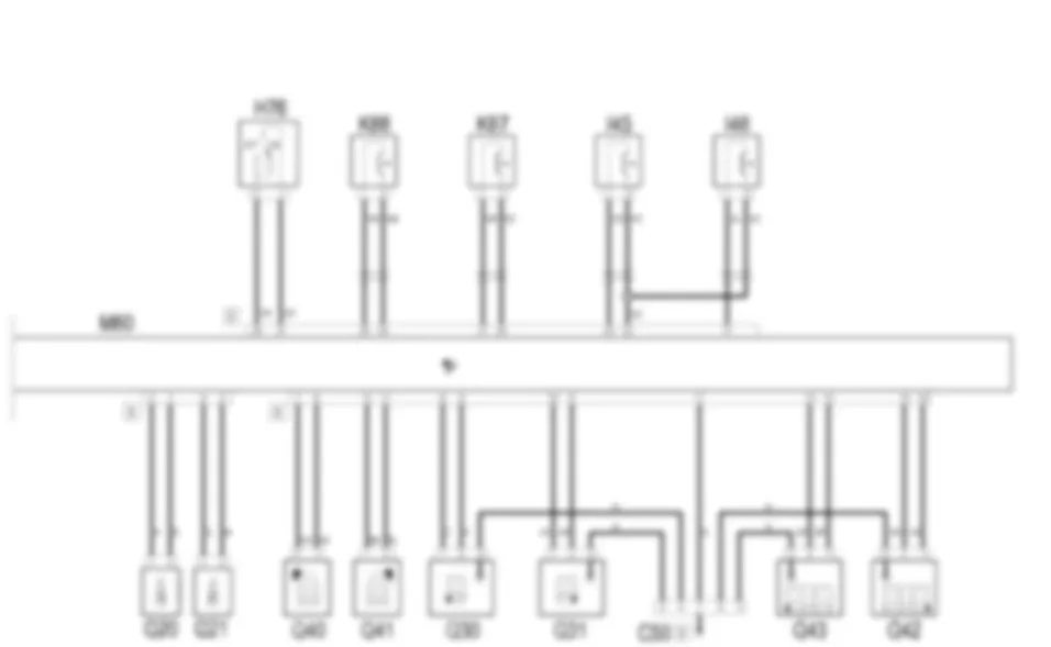 AIRBAG - Wiring diagram Fiat STILO 1.9 JTD 8v  da 01/04