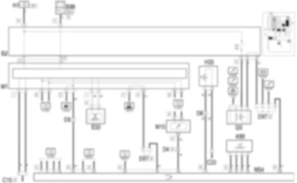 ROBOTIZED GEARBOX - Wiring diagram Fiat STILO 2.4 20v  da 07/03 a 12/03