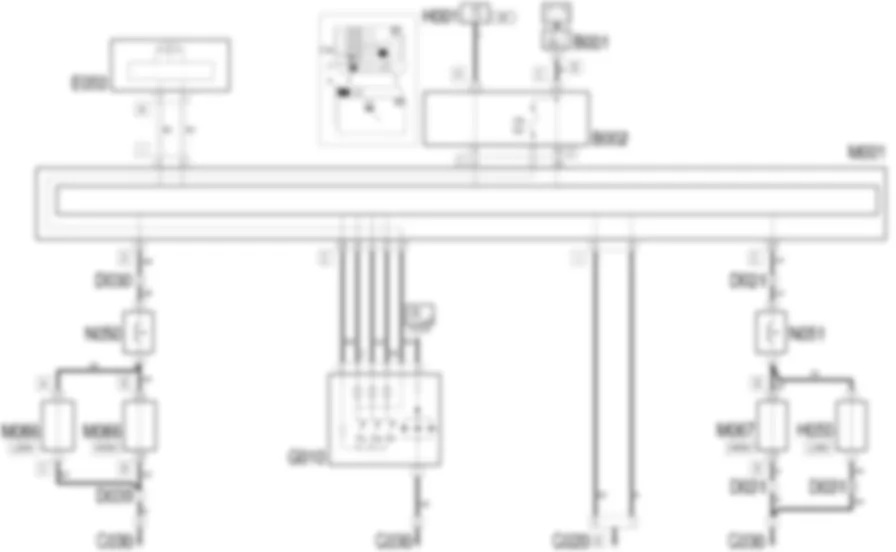 COURTESY LIGHTS - Wiring diagram Lancia Ypsilon 1.4 16v  