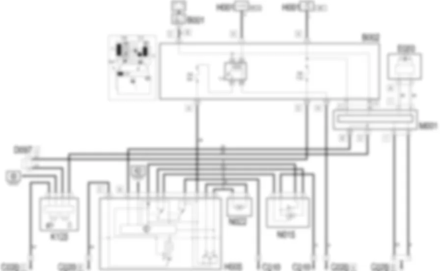 WINDSCREEN WASH/WIPE - Wiring diagram Lancia Ypsilon 1.2 8v  