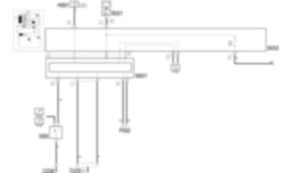 CENTRAL LOCKING - Wiring diagram Lancia Ypsilon 1.4 16v  