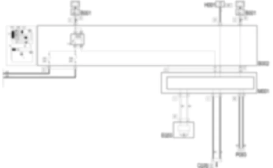 ELECTRIC FRONT WINDOWS - Wiring diagram Lancia Ypsilon 1.4 16v  