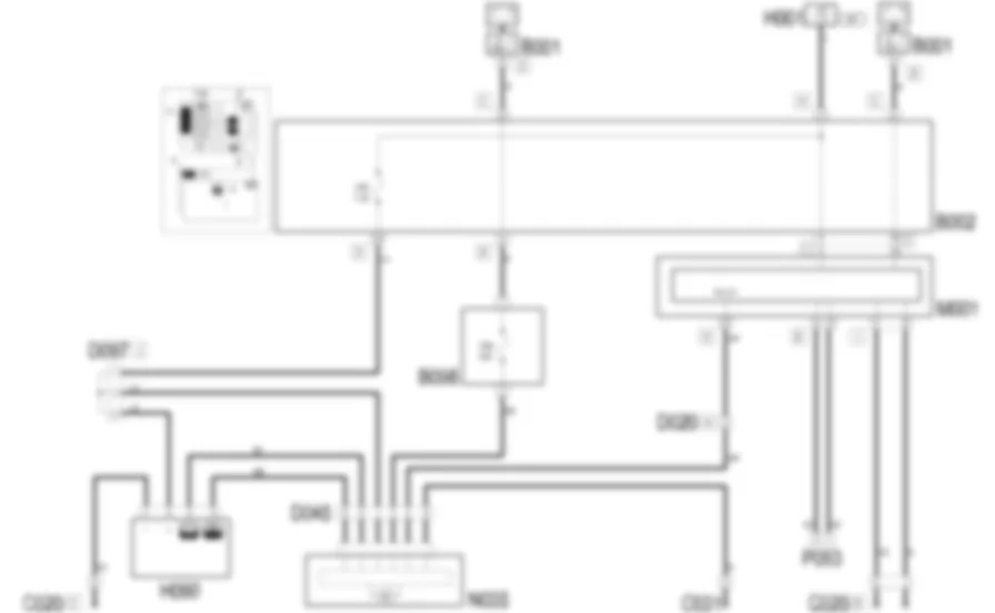 SUN ROOF - Wiring diagram Lancia Ypsilon 1.3 JTD  