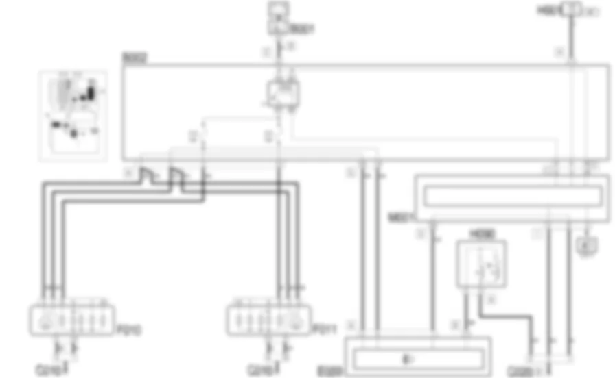 HEADLAMP AGLINMENT CORRECTOR - Wiring diagram Lancia Ypsilon 1.3 JTD  