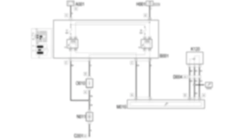 ENGINE COOLING - Wiring diagram Lancia Ypsilon 1.4 16v  