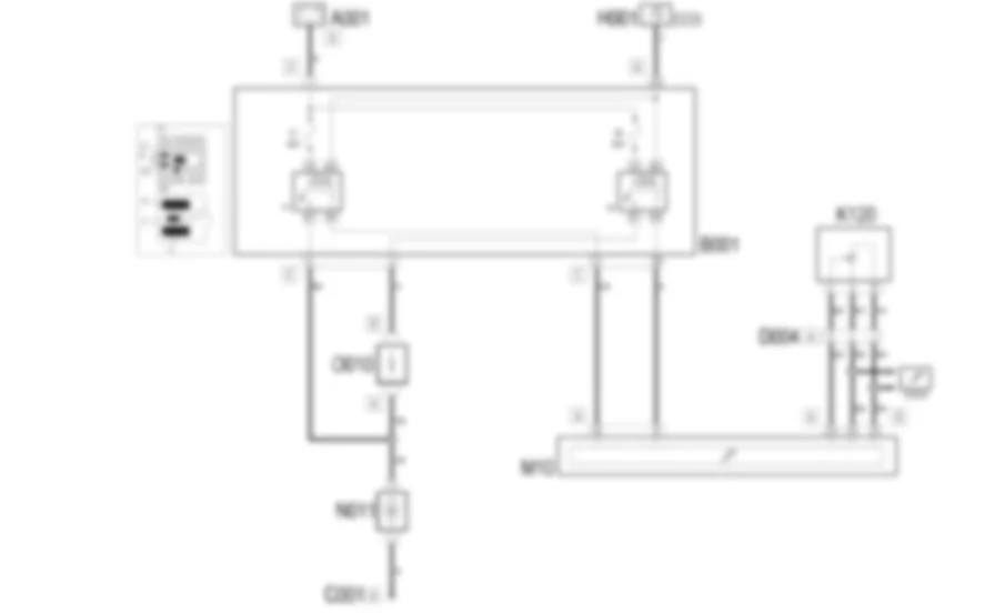 ENGINE COOLING - Wiring diagram Lancia Ypsilon 1.2 8v  
