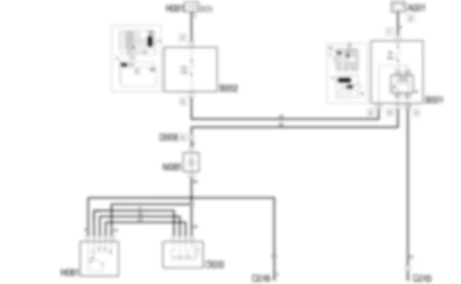 HEATER - Wiring diagram Lancia Ypsilon 1.4 16v  