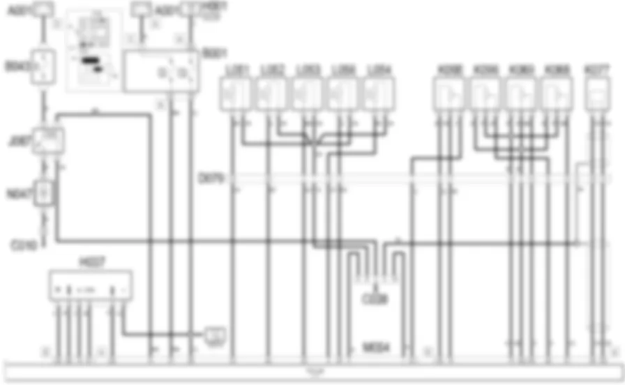 ROBOTIZED GEARBOX - Wiring diagram Lancia Ypsilon 1.4 16v  